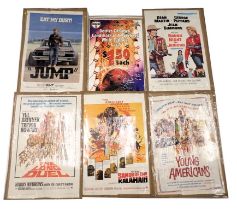 Cinema Posters. Young Americans, 105cm x 69cm, and five others (6).