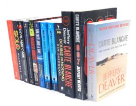 Various James Bond novels, including various authors, including Faulks (Sebastian), Diva (Jeffrey),