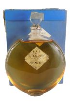 A large unopened bottle of Worth eau de Cologne, 'JE Reviens', in sealed circular bottle, with origi