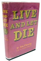 Fleming (Ian). Live and Let Die, published by Jonathan Cape, second impression 1954, later dust jack
