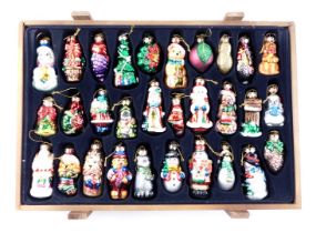Thomas Pacconi Classics 30th Anniversary Collection Christmas decorations, in presentation case, wit