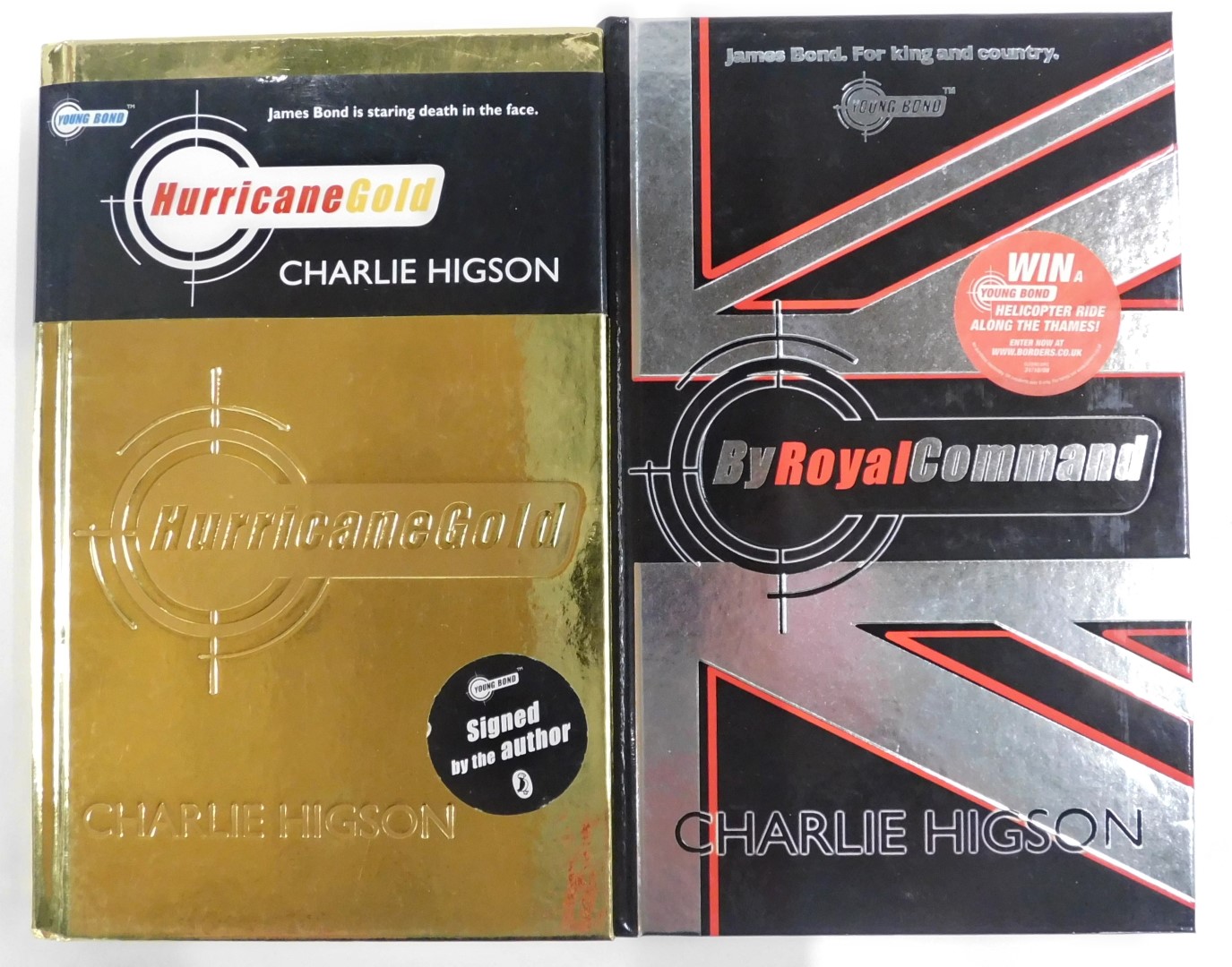 Higson (Charlie). James Bond, two hardback editions, comprising By Royal Command and Hurricane Gold, - Image 2 of 6