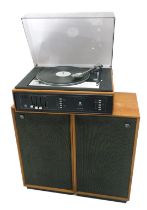 Dynatron Hi-fi, comprising a gold ring Lenco 5L78 record player, two Dynatron speakers. (3)