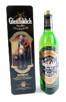 A Glenfiddich Single Malt Scotch Whisky, Clan of the Highlands, pure tradition bottle, 70cl bottle,
