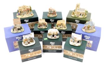 A collection of Lilliput lane cottages, comprising Ice to Meet You, Jewel in the Crown, Diamonds and