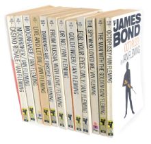 Fleming (Ian). James Bond, various paperback editions published by Pan, circa 1970, (10 vols).