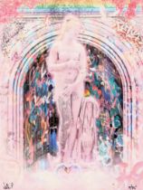 Neil Pengelly (20thC). Venus, artist signed limited edition coloured print, 5/75, 66cm x 49.5cm. Wit