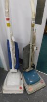 Two Hoover vintage vacuum cleaners. WARNING! This lot contains untested or unsafe electrical