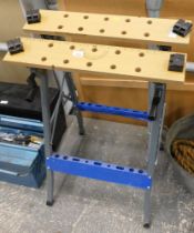 A Silverline work bench.