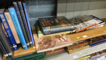 War related books, to include The American Civil War, Bruce Catton Gettysburg, etc. (1 shelf)