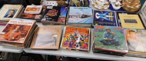 A large quantity of records, to include Million Dollar Memories, Bugs Bunny, Baldwin Bonanza, My Hea