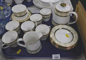 An Elizabethan Cavendish pattern part coffee service.