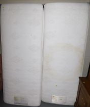 Two Myers single divan mattresses with bases. This lot is located at our additional premises SALERO