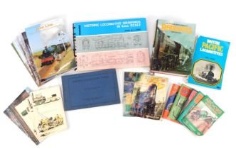 A group of railway locomotive related books and pamphlets, to include ABC of GWR Locomotives, Southe