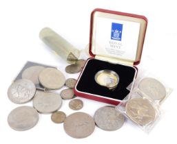 A Royal Mint silver proof two pound coin for 1997, in presentation case, small group of collectors c