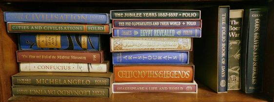 Folio Society. Various works, to include Clarke (Kenneth) Civilisation, The Pre-Raphaelites and Thei