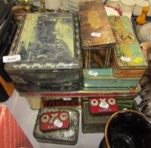 Various bygone tins, to include Magnums Cigarettes, OXO cubes, etc. (a quantity)