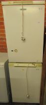 A Zanussi compact chest freezer, and another.