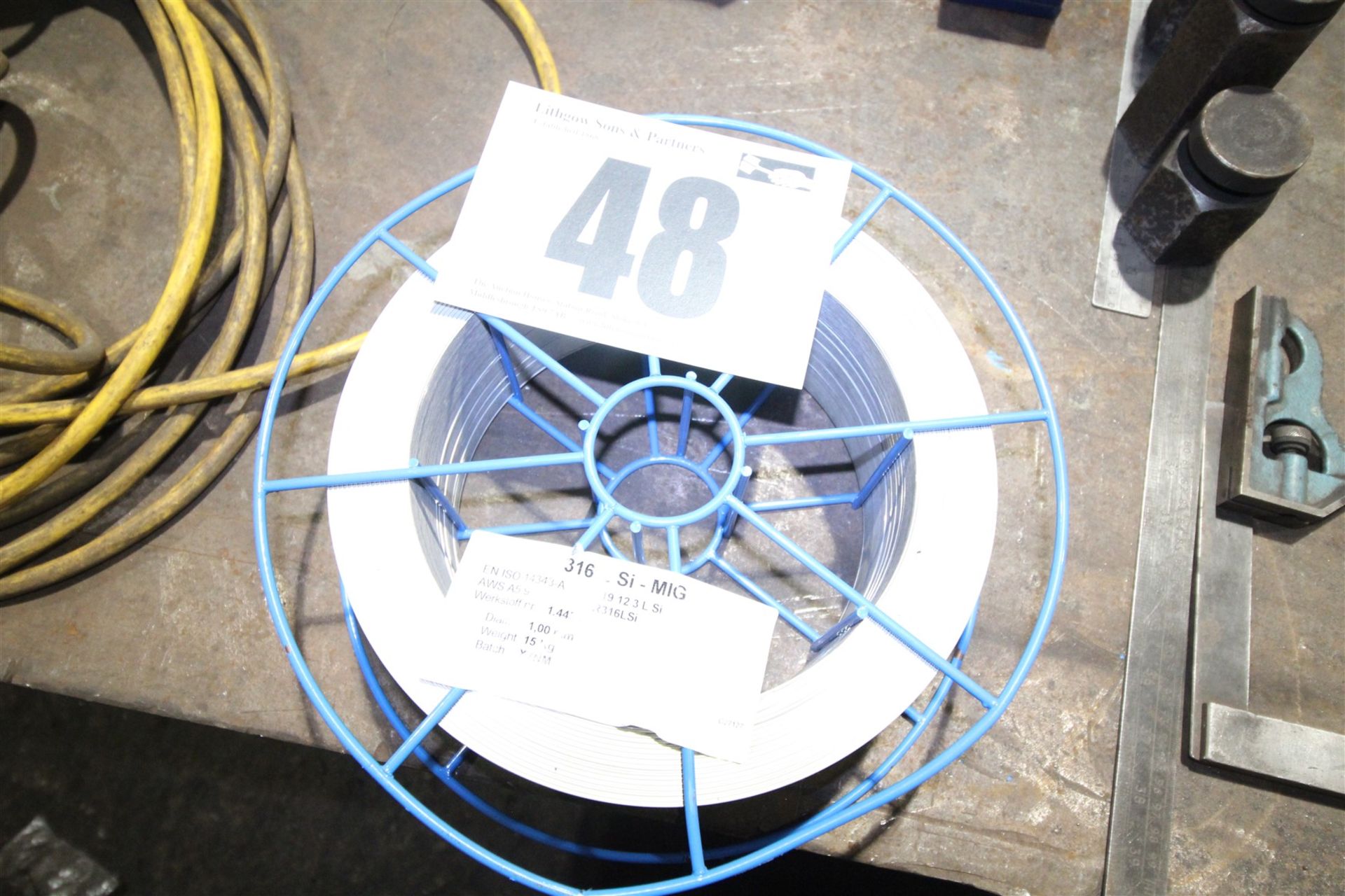 PART ROLL OF 1MM DIAMETER LSI MIG WELDING WIRE