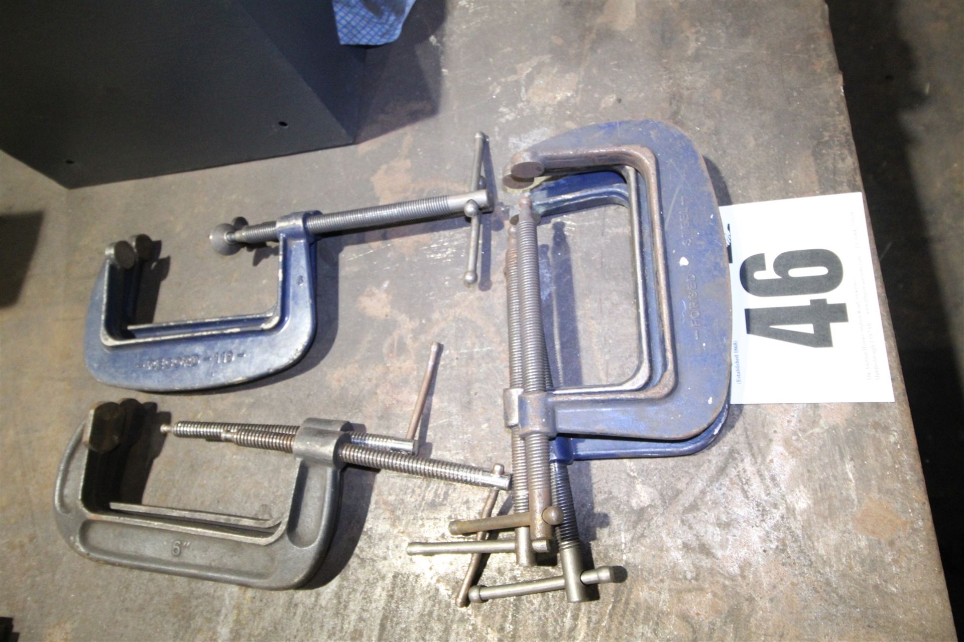 6x APPROX. 6INCH G-CLAMPS