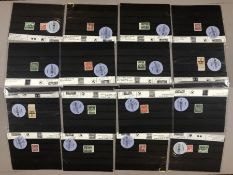 Philatelist interest - collection of European stamps mostly German in sealed packaging