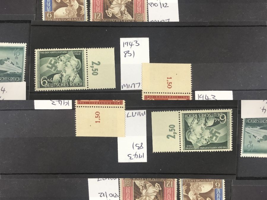 Philatelist interest - collection of 1940's German stamps - Image 9 of 21