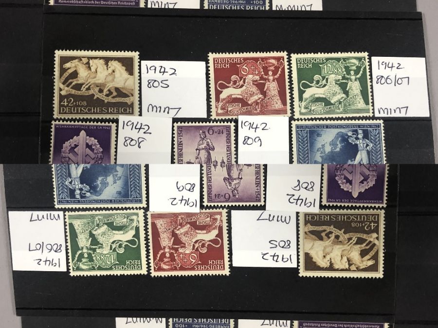 Philatelist interest - collection of 1940's German stamps - Image 10 of 21