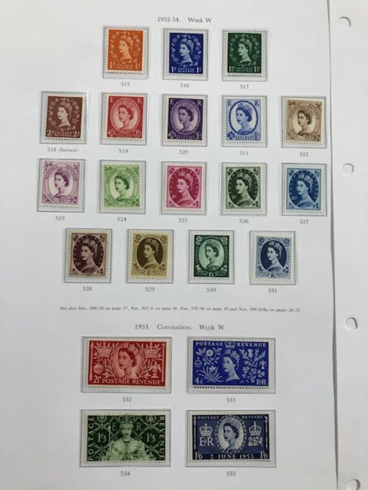 Philatelist interest - 10 sheets pre-decimal stamps to include festival Britain, coronation & - Image 2 of 11