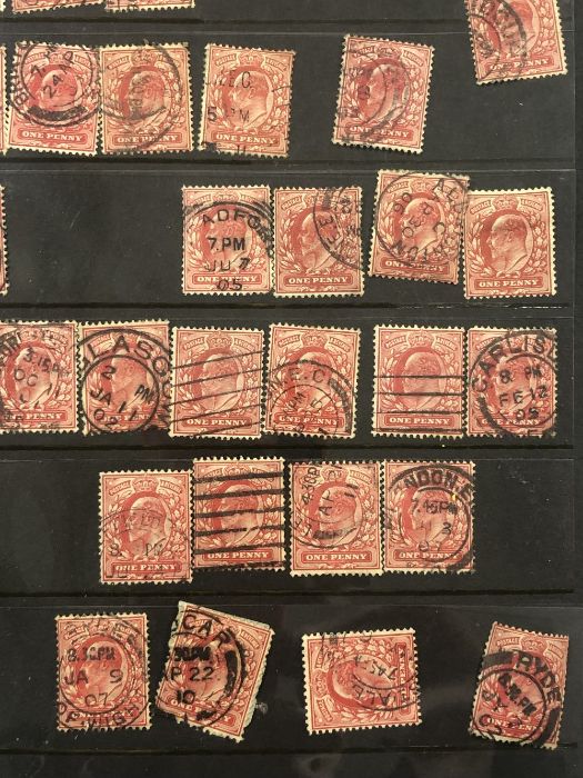 Philatelist interest - collection of one penny Edward VII penny red stamps (51) - Image 2 of 7