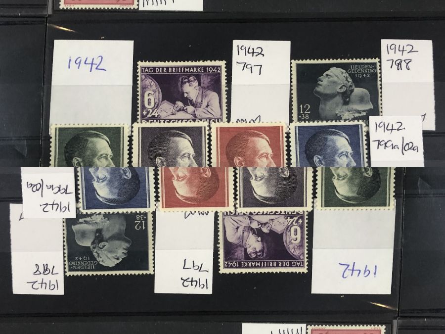 Philatelist interest - collection of 1940's German stamps - Image 4 of 21