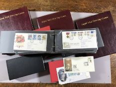 Large collection of FDC First day covers in Albums
