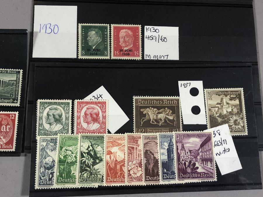 Philatelist interest - collection of 1930's German stamps - Image 2 of 7