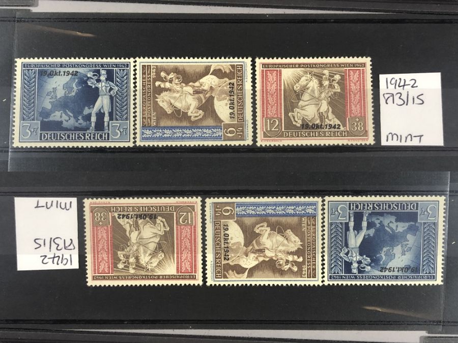 Philatelist interest - collection of 1940's German stamps - Image 3 of 21