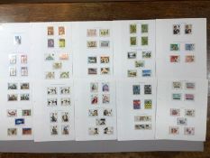 Philatelist interest - Collection of 10 sheets of British stamps