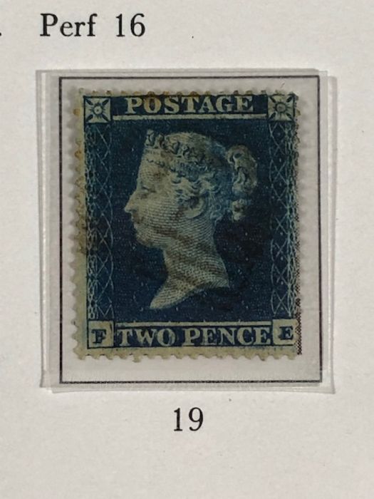 Philatelist interest - Penny Black, Penny Red, Penny Blue, Red/Brown etc (11 stamps in total) - Image 8 of 12