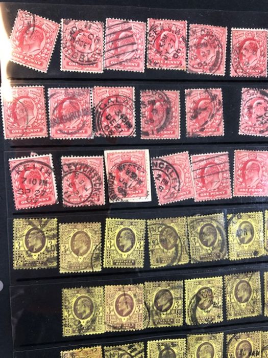 Philatelist interest - King Edward VII 3d yellow (38) & Edward VII Rose one penny stamps (27 in - Image 2 of 6