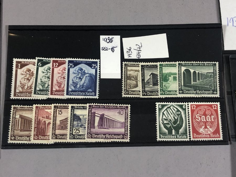 Philatelist interest - collection of 1930's German stamps - Image 3 of 7