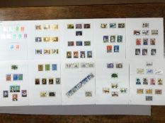 Philatelist interest - Collection of 10 sheets of British stamps