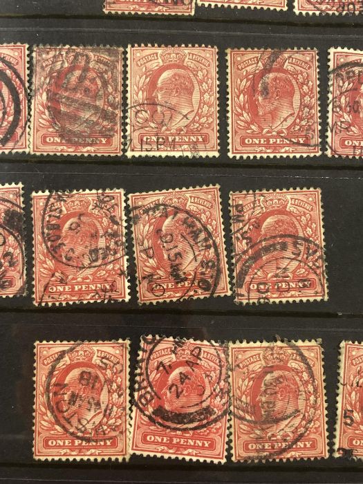 Philatelist interest - collection of one penny Edward VII penny red stamps (51) - Image 6 of 7