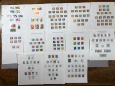 Philatelist interest - Collection of 10 sheets of British stamps