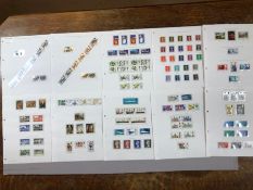 Philatelist interest - Collection of 10 sheets of British stamps