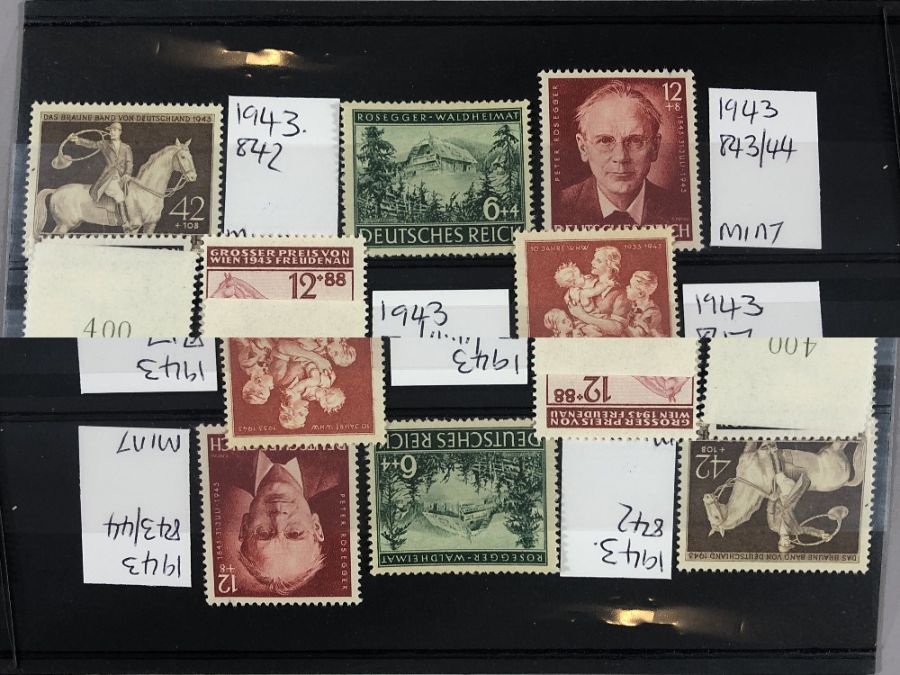 Philatelist interest - collection of 1940's German stamps - Image 2 of 21