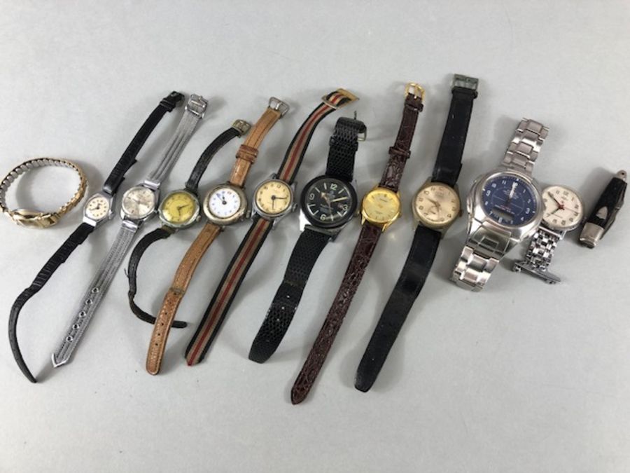 Collection of vintage watches to include Mortima, Ingersoll, Fero etc