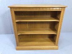 ERCOL free standing, adjustable book shelf approx, 96cm x 34cm x 96cm tall