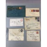 Collection of early covers with stamps of varying ages