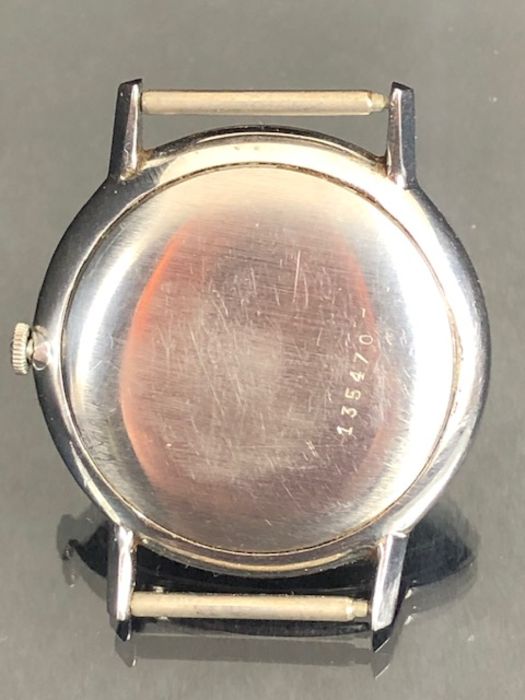 Rotary champagne dial 21 Jewels Vintage Wristwatch with date aperture stamped 135470 to reverse - Image 2 of 3