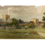 THOMAS NICHOLSON TYNDALE (1860-1930), watercolour on paper, signed lower left, approx 34cm x 23cm