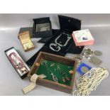 Collection of costume jewellery to include Clogau Gold, earrings, cufflinks etc