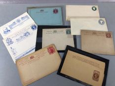 Collection of Victorian postal stationery