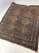 Large rug with all over geometric design, approx 170cm x 200cm